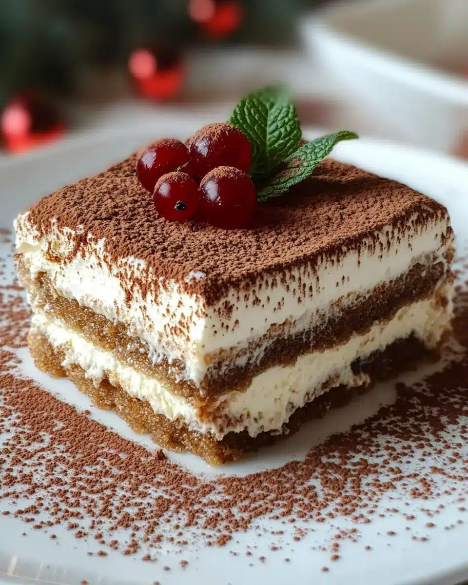 Christmas Tiramisu Recipe: Irresistible Festive Delight!