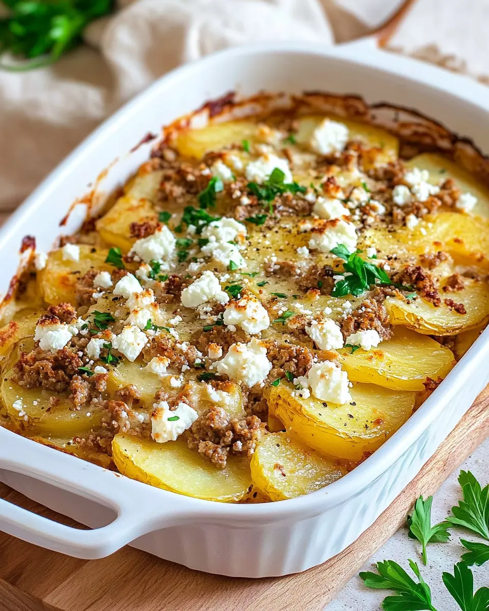 Kartoffel-Hackfleisch-Auflauf mit Feta: Best Comfort Food Delight