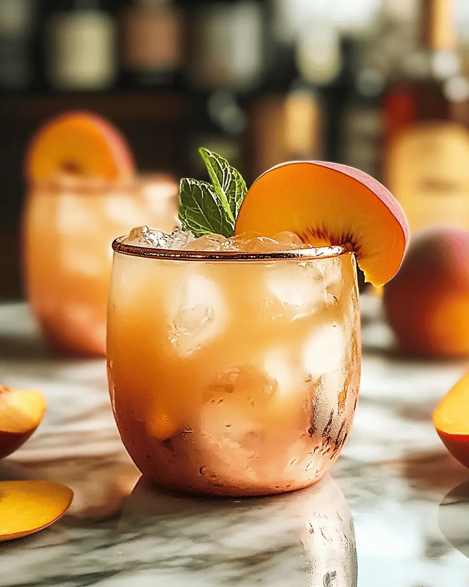 Pfirsich Moskau Maultier: The Juicy Twist You’ll Love