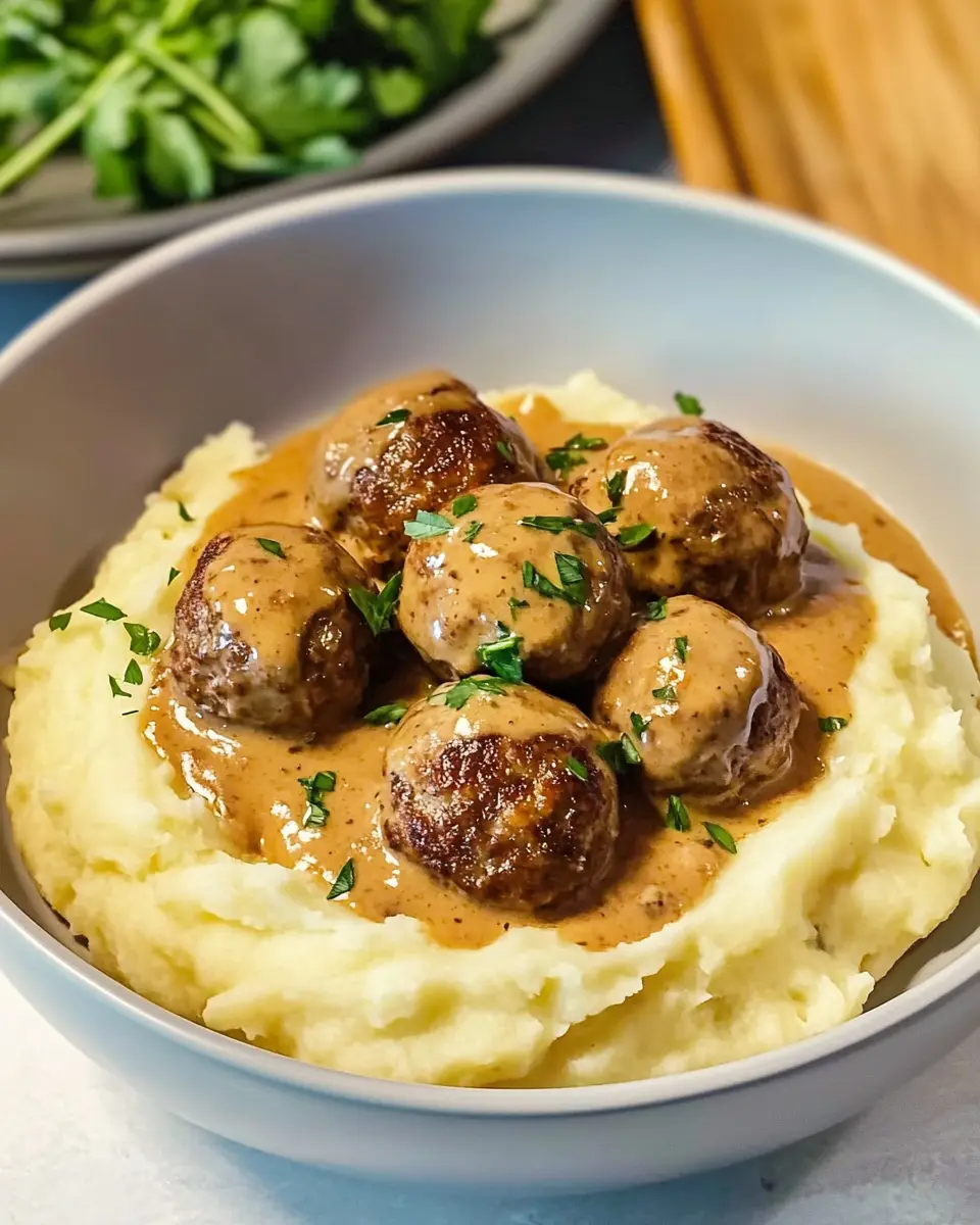Hackbällchen in cremiger Sauce: Indulgent Comfort with Kartoffelpüree 7