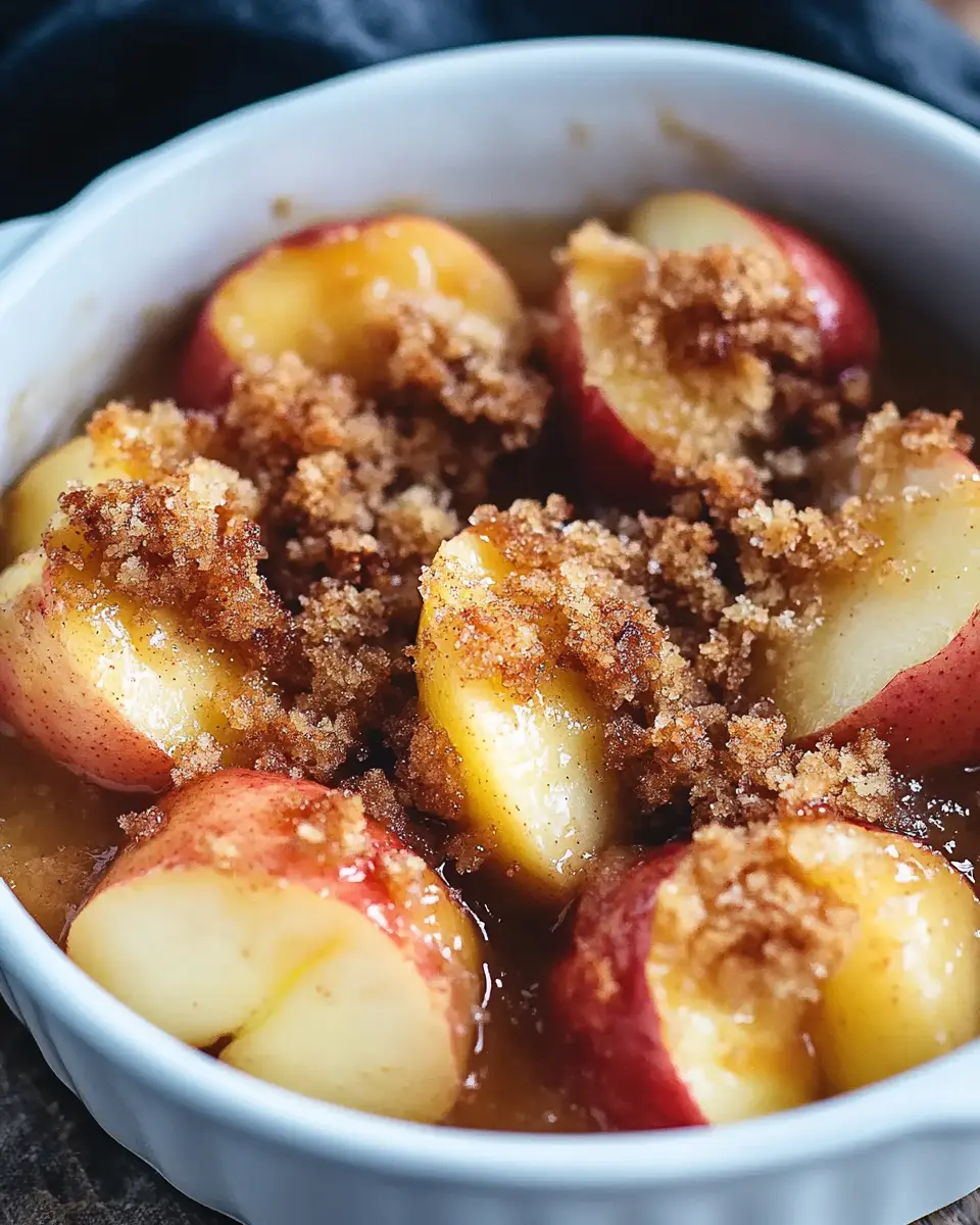 gebackener apfel streuseln rezept: Indulgent Comfort Awaits